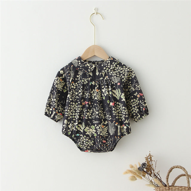 Baby Girl Rompers Long Sleeve Romper Jumpsuits One