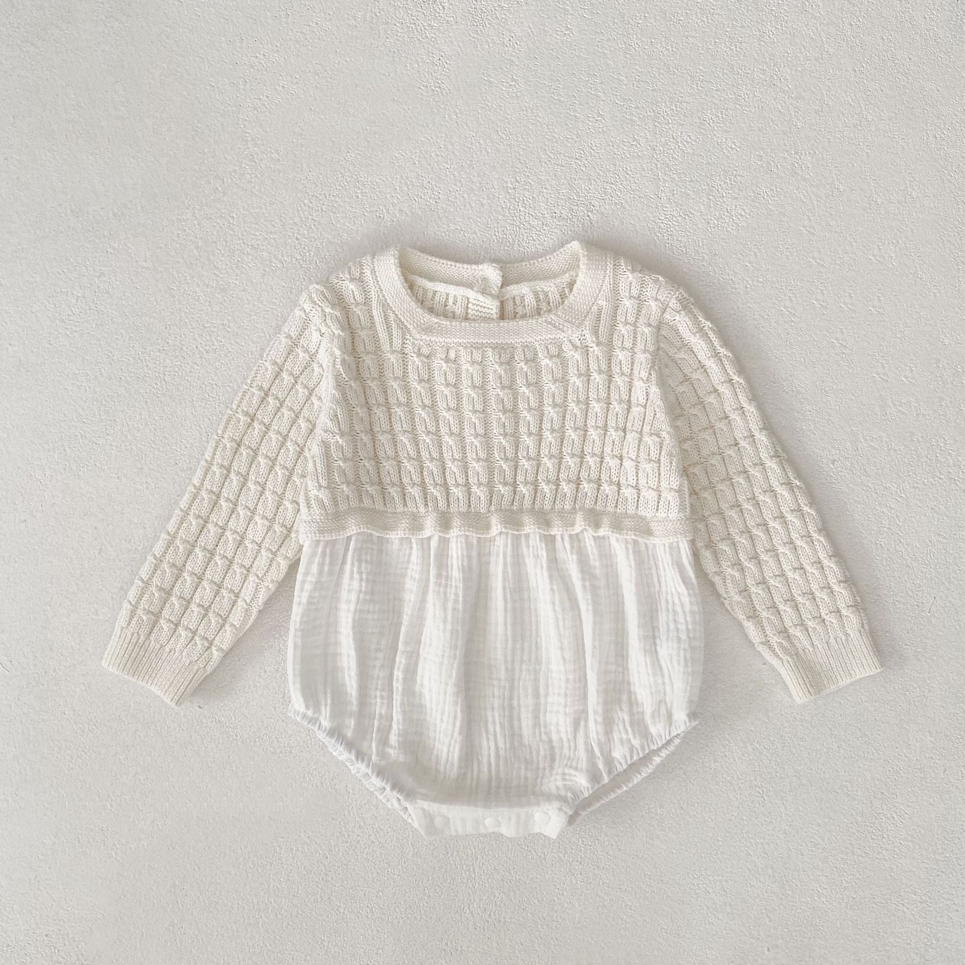 Spring And Autumn Baby Girl Infant Rompers