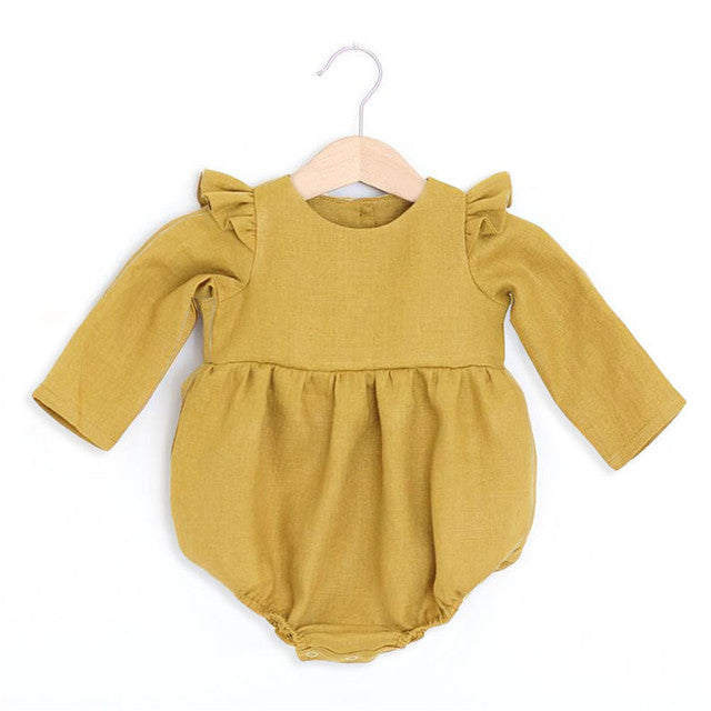 Baby Girl Rompers Long Sleeve Romper Jumpsuits One