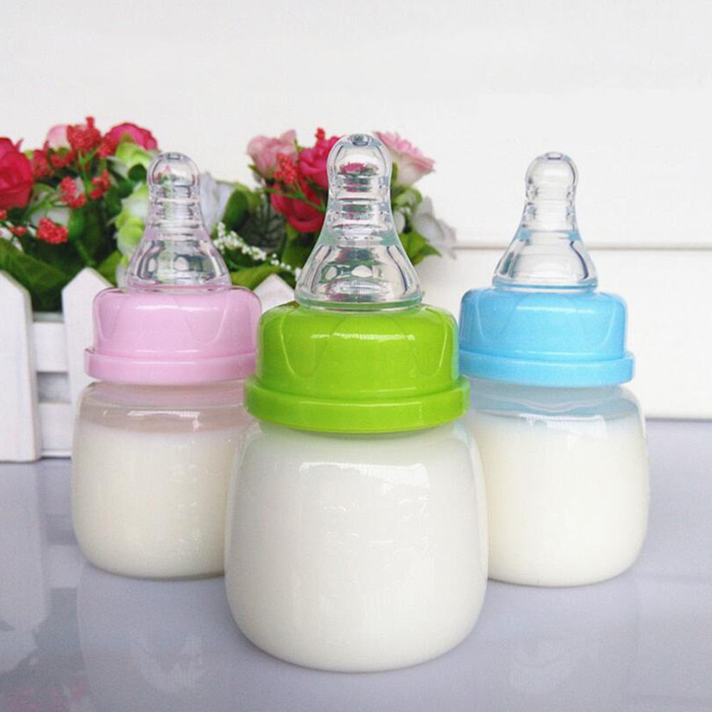 Infant Feeding Bottle 60ML PP Milk Juice Feeder
