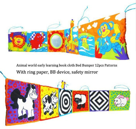 Baby Cloth Book Colorful Educational Crib Toy