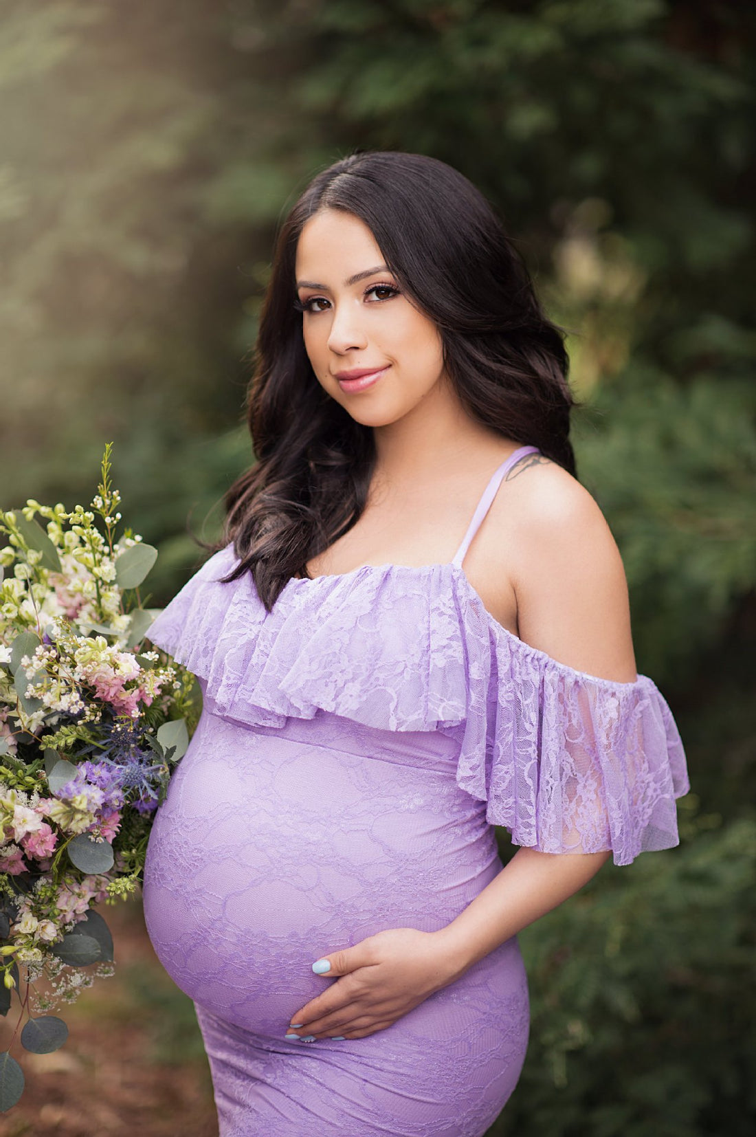 Lace Maternity Dress