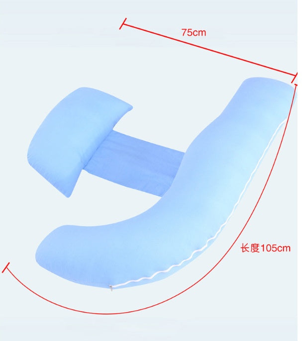 Multi-Functional U-Shaped Maternity Pillow For Side Sleeping