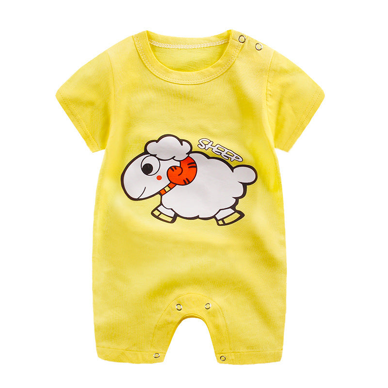 Baby One-Piece Clothes Summer Cotton