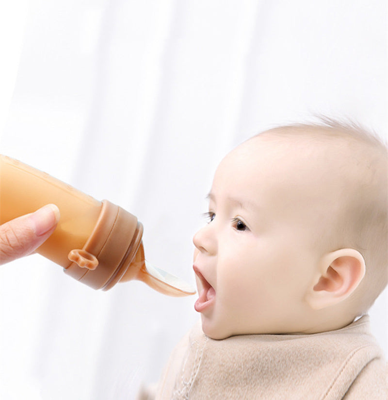 Portable Baby Feeding Spoon Bottle For Rice Cereal
