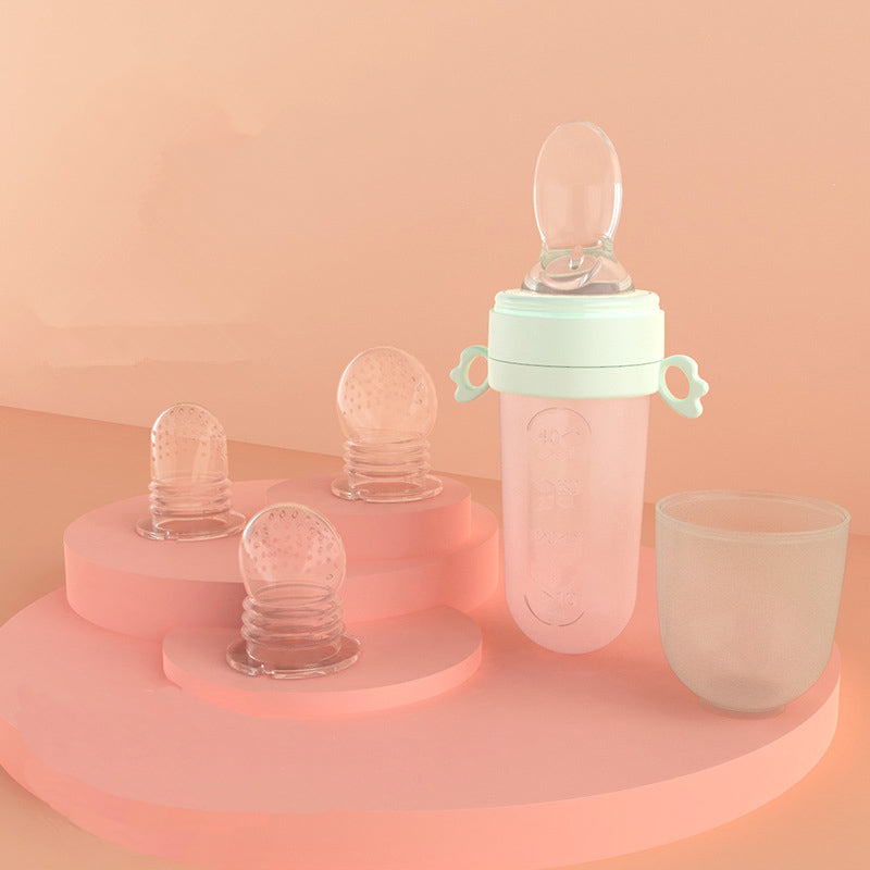 Portable Baby Feeding Spoon Bottle For Rice Cereal