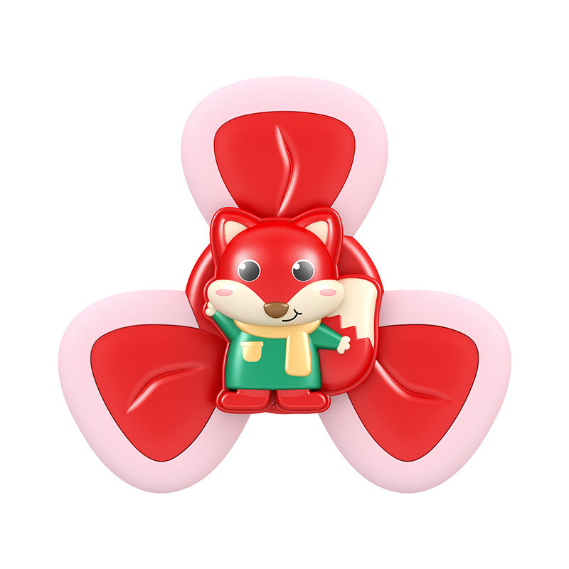 Suction Cup Spinning Top Baby Bath Toy Teether