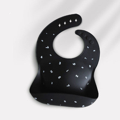 Waterproof Silicone Baby Bib With Food Catching Pocket
