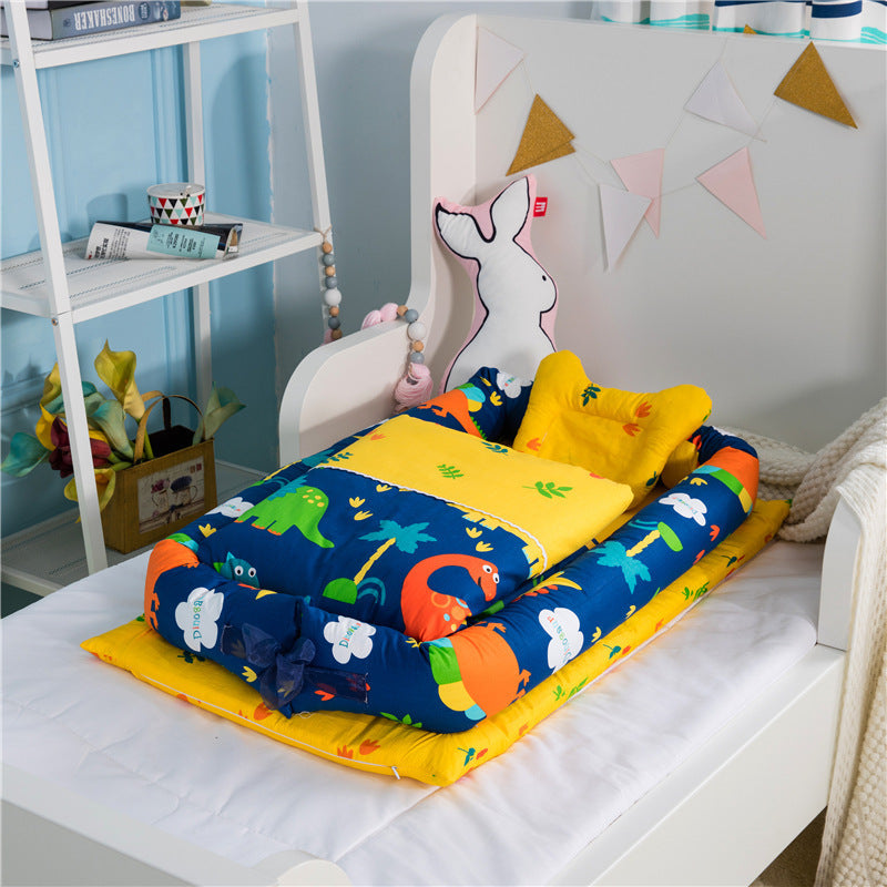 Foldable Portable Newborn Baby Crib With Mattress