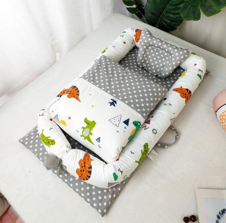 Foldable Portable Newborn Baby Crib With Mattress