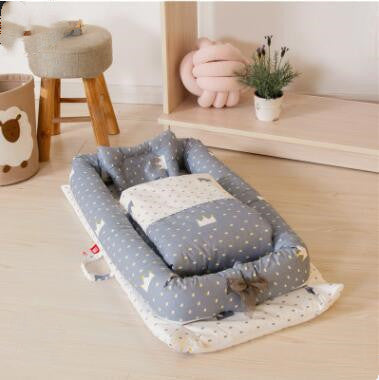 Foldable Portable Newborn Baby Crib With Mattress