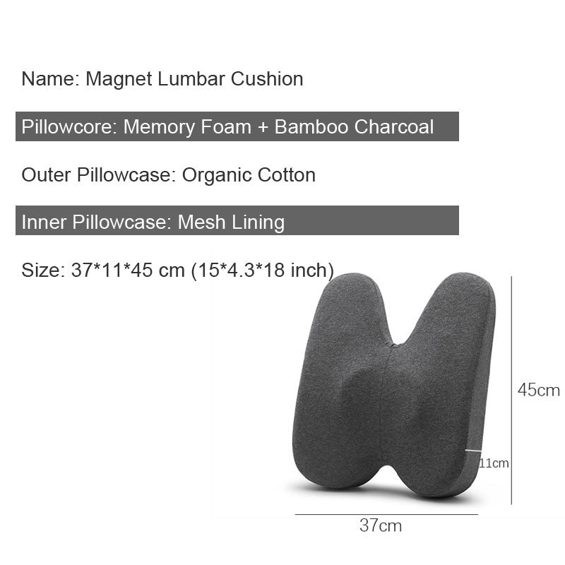 Lumbar Support Cushion Backrest Pillow For Chair