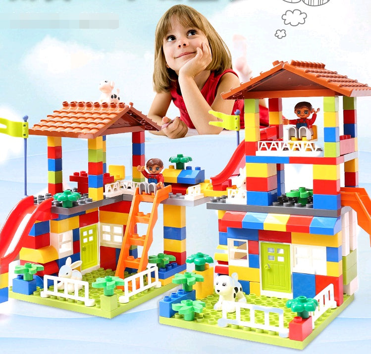 Children Building Blocks City Toy Early Learning Set