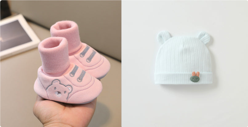Simple Baby Cloth Shoes Indoor Non Slip Toddler Footwear