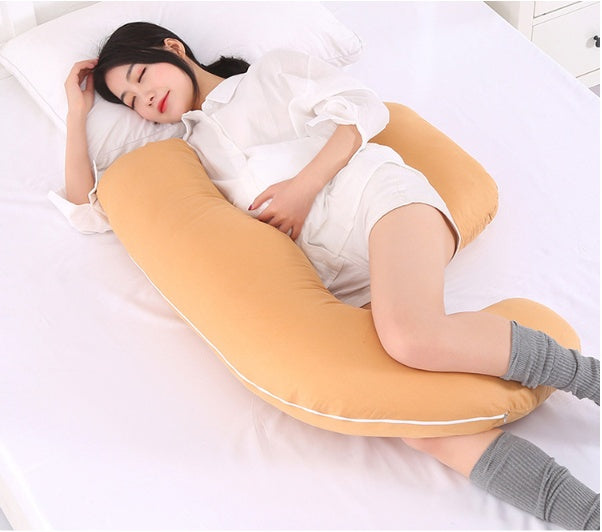 Multi-Functional U-Shaped Maternity Pillow For Side Sleeping