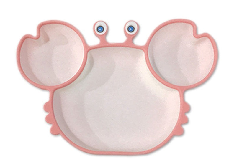 Silicone Baby Feeding Plate Non Slip Bowl Tableware