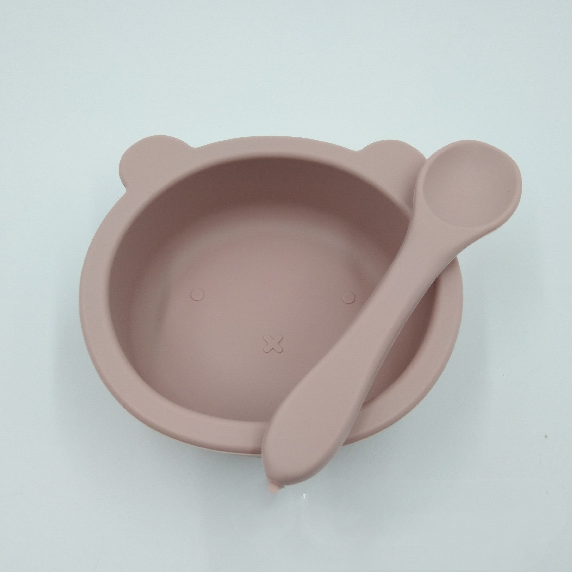Bear Silicone Baby Suction Bowl Anti-Fall Feeding Dish