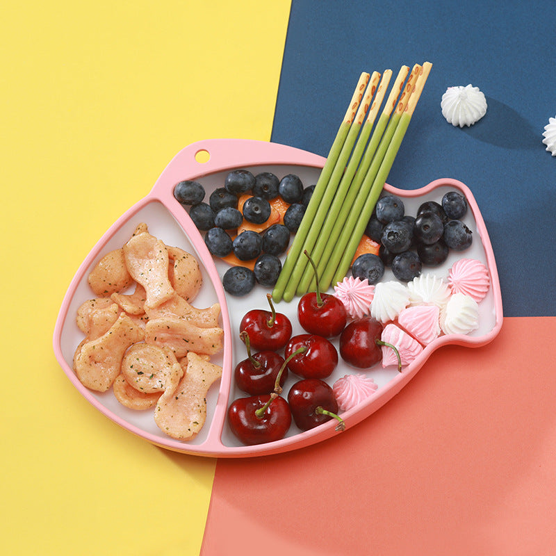 Silicone Baby Feeding Plate Non Slip Bowl Tableware