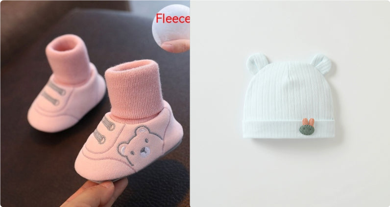 Simple Baby Cloth Shoes Indoor Non Slip Toddler Footwear