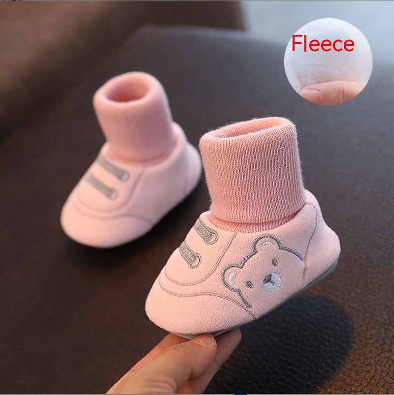 Simple Baby Cloth Shoes Indoor Non Slip Toddler Footwear