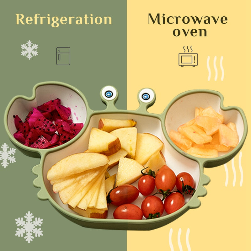 Silicone Baby Feeding Plate Non Slip Bowl Tableware