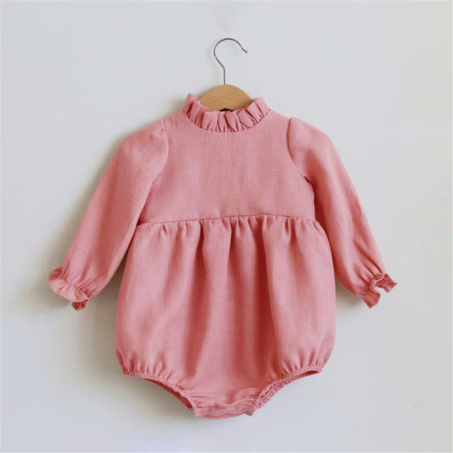 Baby Girl Rompers Long Sleeve Romper Jumpsuits One