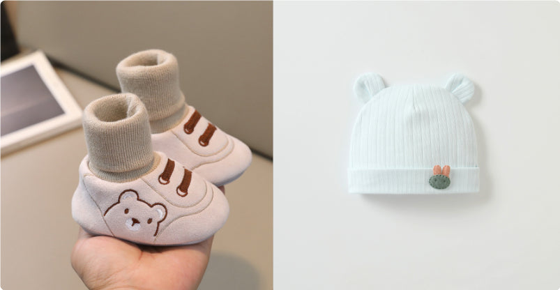 Simple Baby Cloth Shoes Indoor Non Slip Toddler Footwear