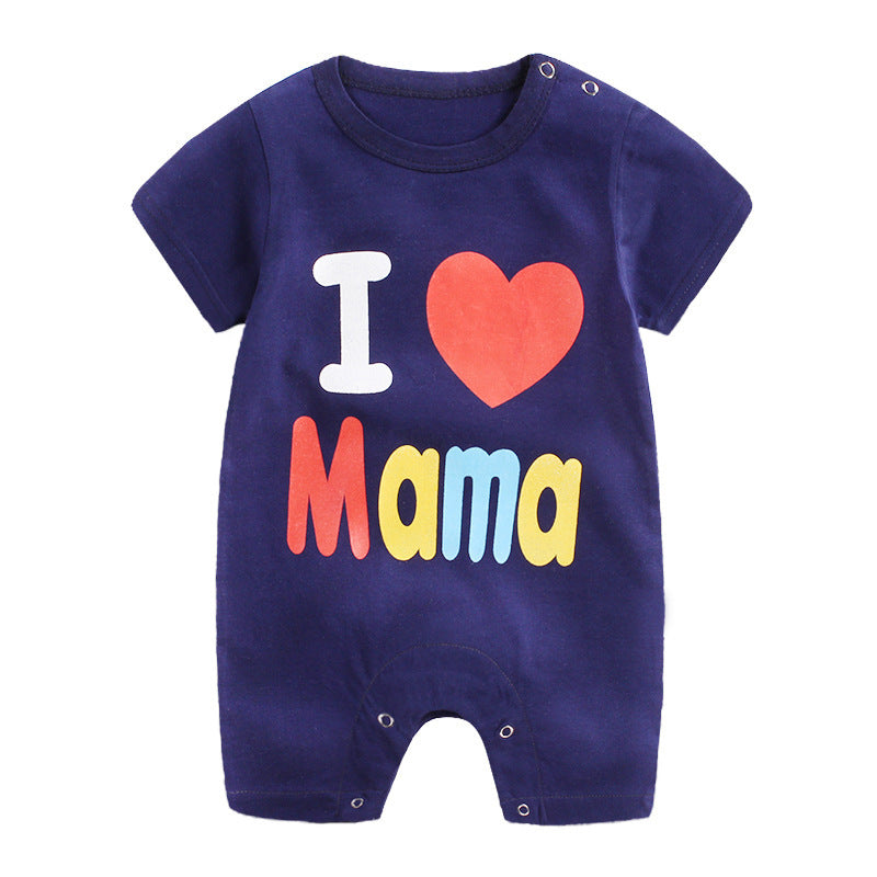 Baby One-Piece Clothes Summer Cotton