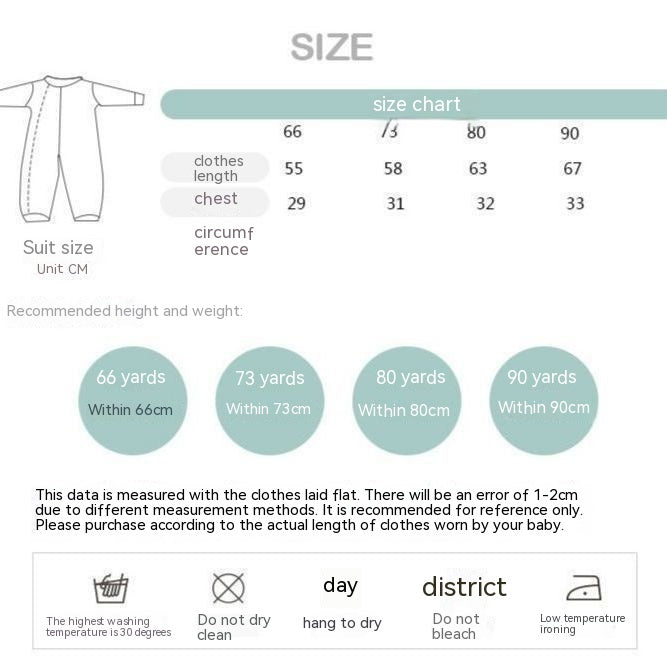 Baby One Piece Romper Comfortable Home Outfit