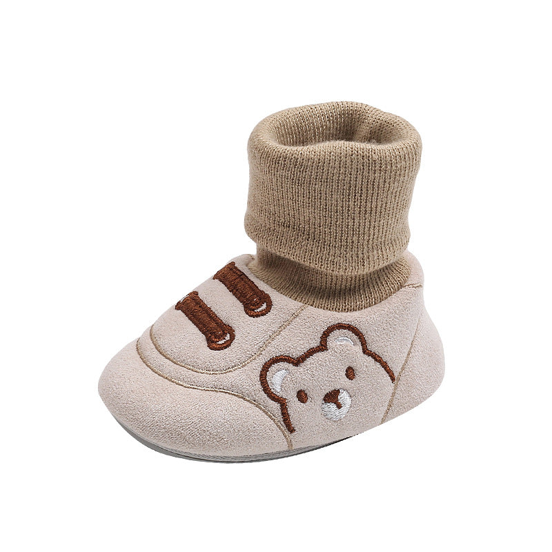 Simple Baby Cloth Shoes Indoor Non Slip Toddler Footwear