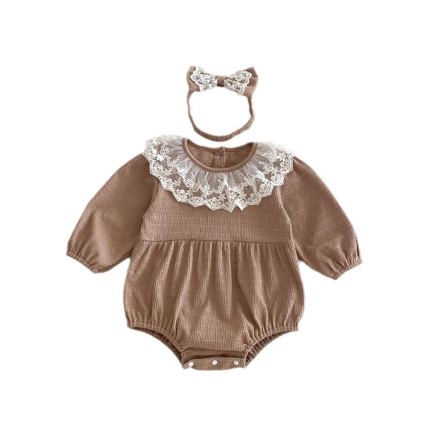 Baby Princess Romper Long Sleeve Dress Outfit