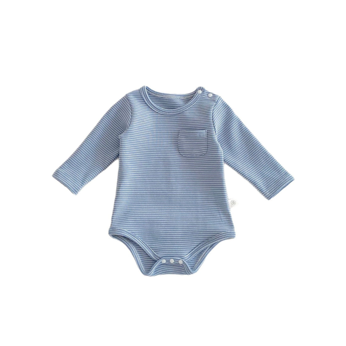 Striped Triangle Baby Romper Long Sleeve Jumpsuit