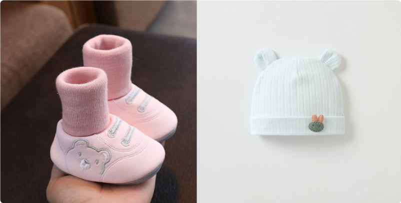 Simple Baby Cloth Shoes Indoor Non Slip Toddler Footwear