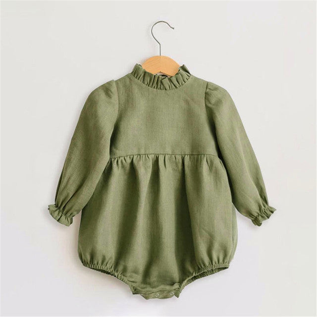 Baby Girl Rompers Long Sleeve Romper Jumpsuits One