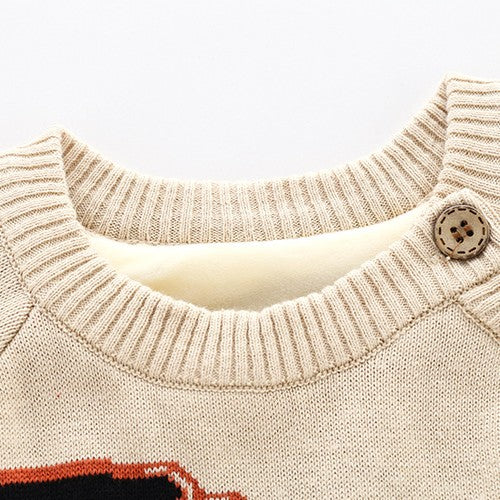 Newborn Baby Crawling Outfit With Thickened Harness