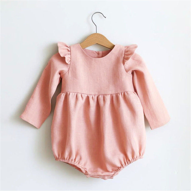 Baby Girl Rompers Long Sleeve Romper Jumpsuits One