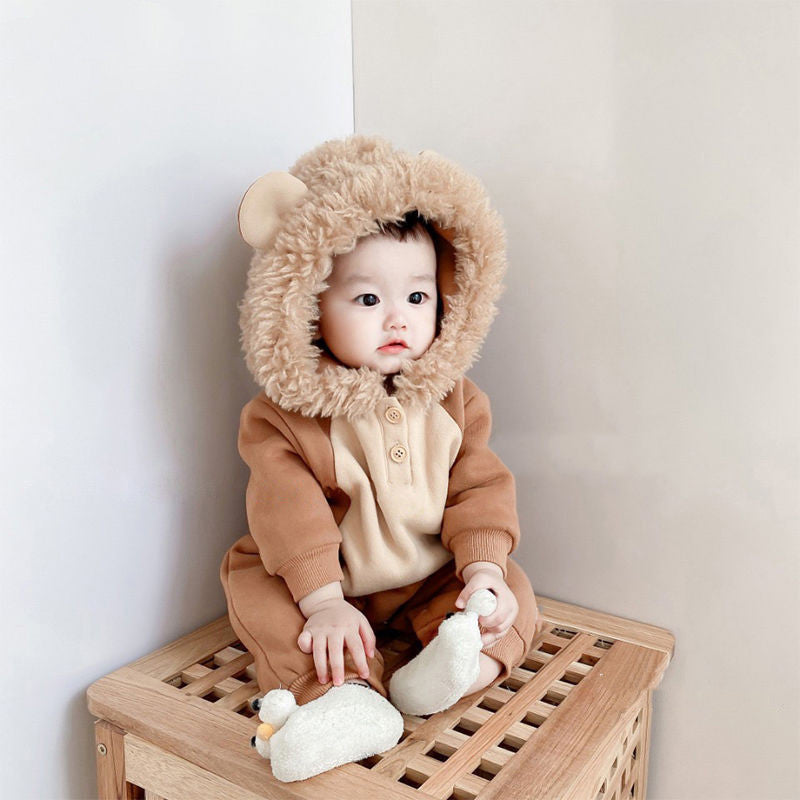 Newborn Baby Boy Jumpsuit Autumn Outfit 0-3 Months
