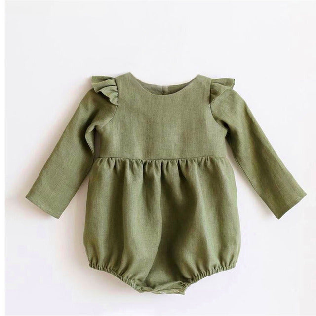 Baby Girl Rompers Long Sleeve Romper Jumpsuits One