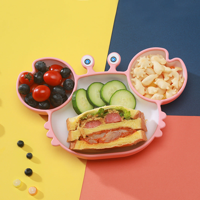Silicone Baby Feeding Plate Non Slip Bowl Tableware
