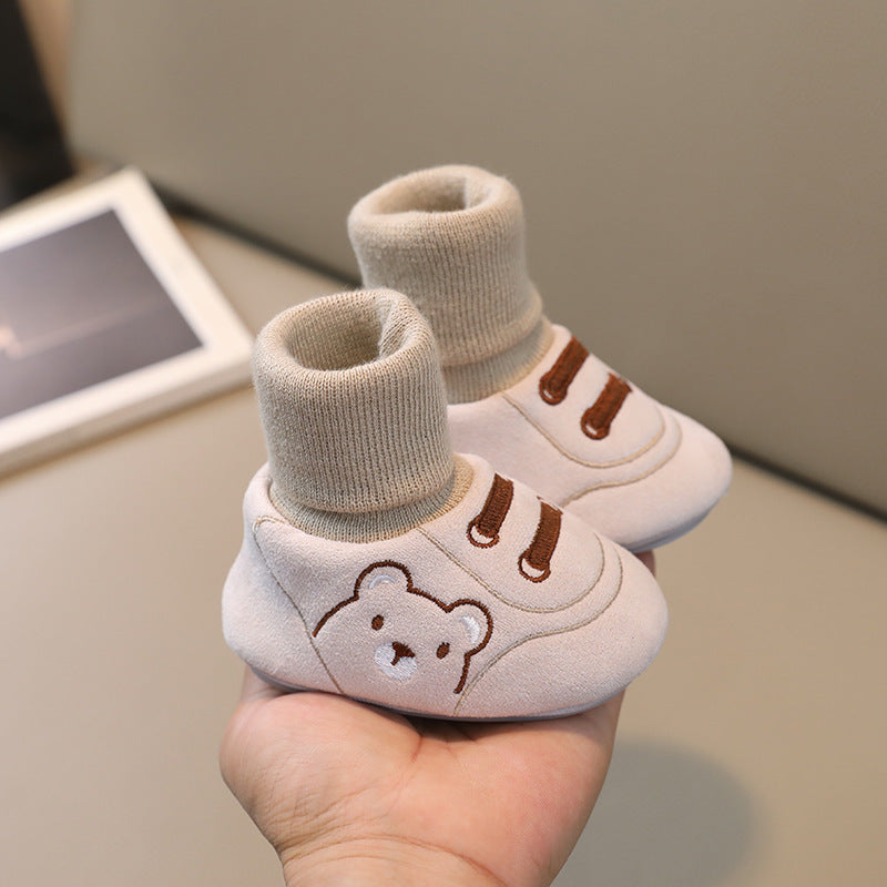 Simple Baby Cloth Shoes Indoor Non Slip Toddler Footwear