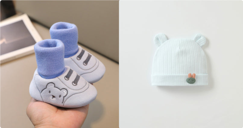 Simple Baby Cloth Shoes Indoor Non Slip Toddler Footwear