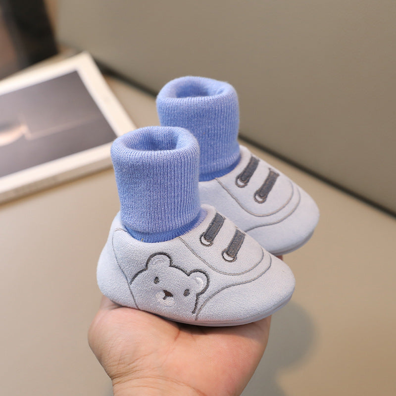 Simple Baby Cloth Shoes Indoor Non Slip Toddler Footwear